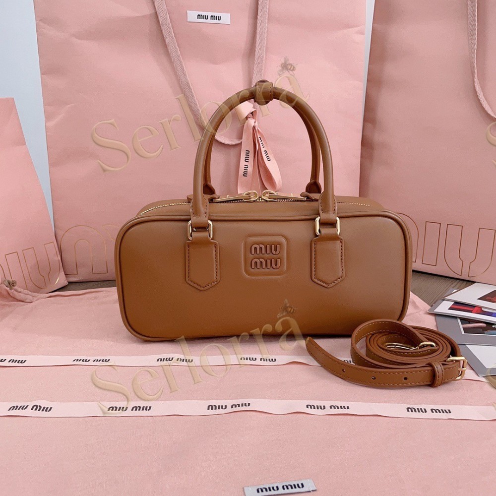 MIU MIU ARCADIE LEATHER BAG