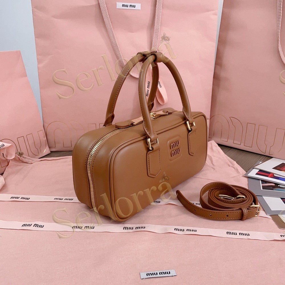 MIU MIU ARCADIE LEATHER BAG