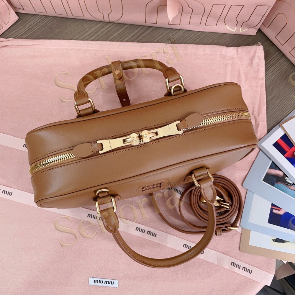 MIU MIU ARCADIE LEATHER BAG