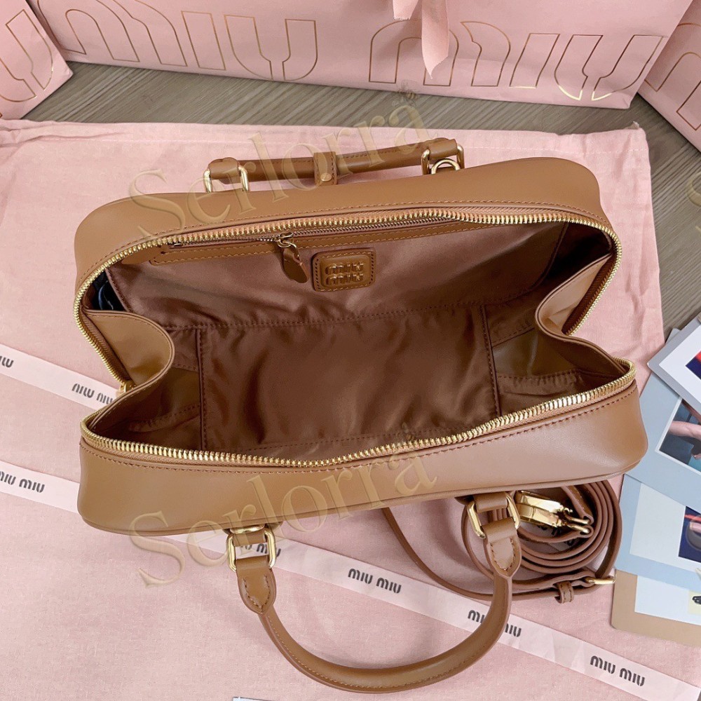 MIU MIU ARCADIE LEATHER BAG