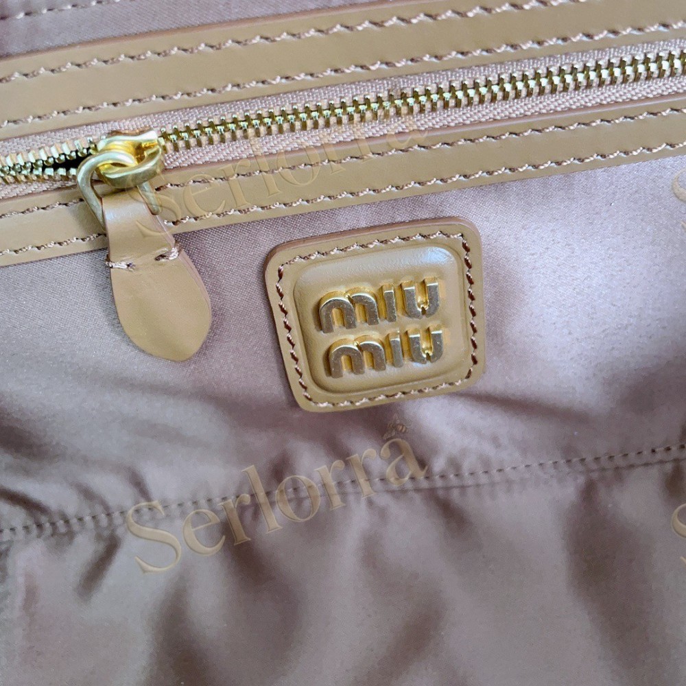 MIU MIU ARCADIE LEATHER BAG