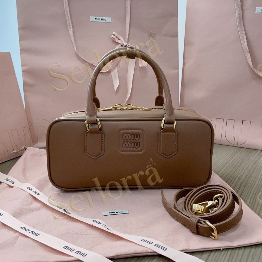 MIU MIU ARCADIE LEATHER BAG