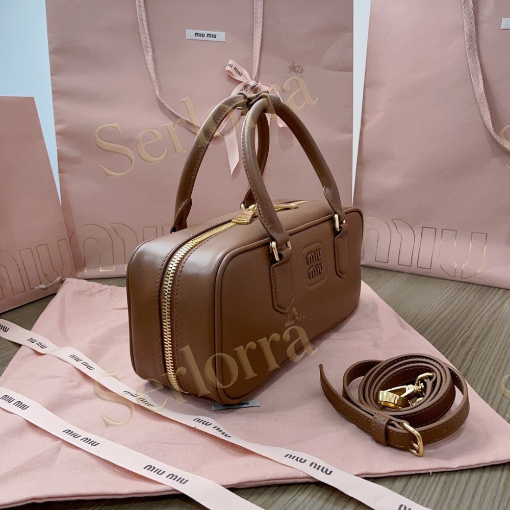 MIU MIU ARCADIE LEATHER BAG