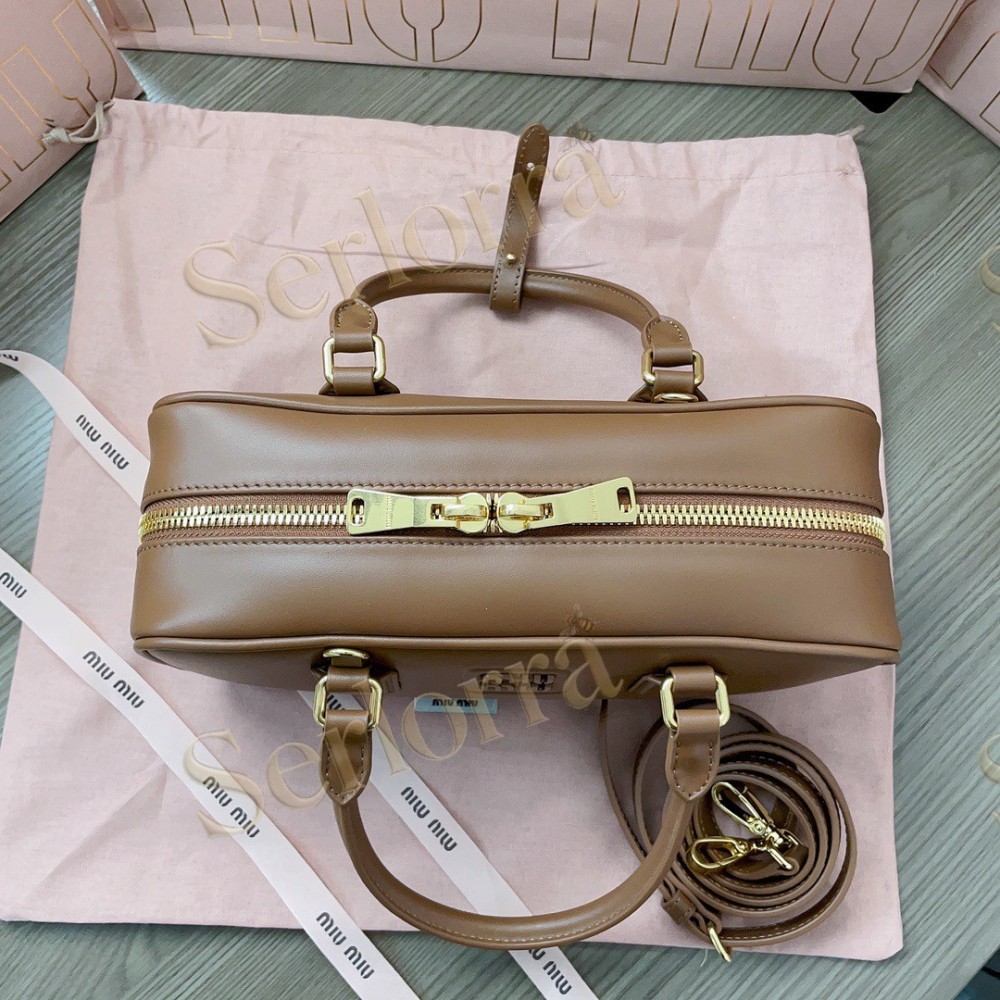 MIU MIU ARCADIE LEATHER BAG