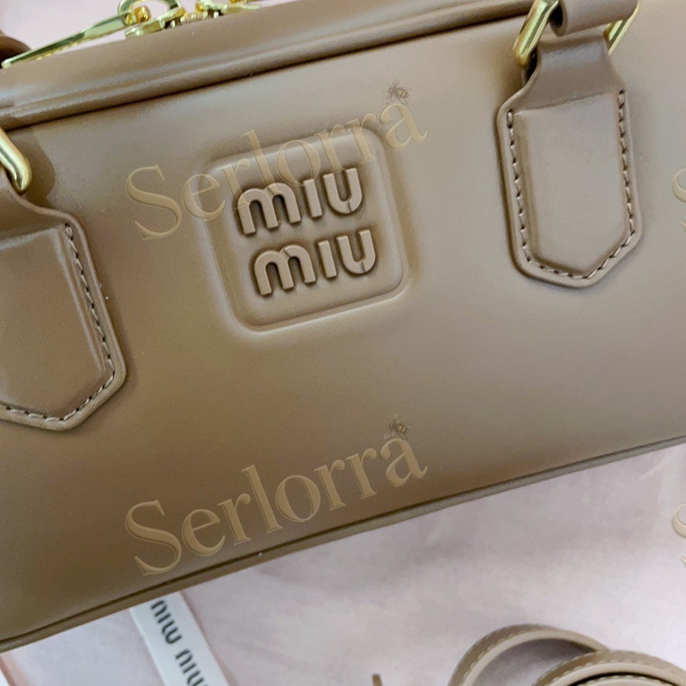 MIU MIU ARCADIE LEATHER BAG