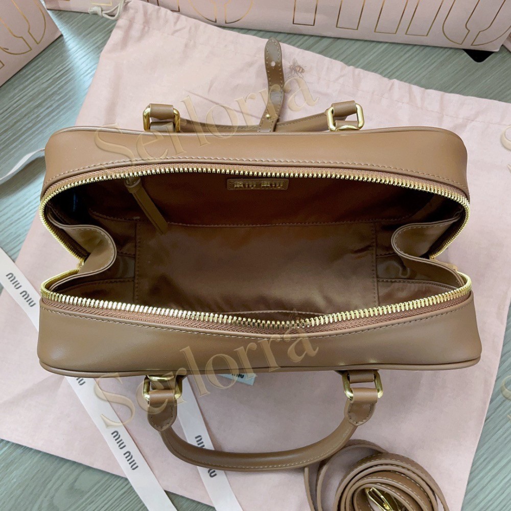 MIU MIU ARCADIE LEATHER BAG