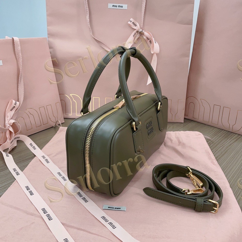 MIU MIU ARCADIE LEATHER BAG