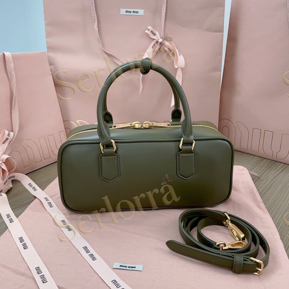 MIU MIU ARCADIE LEATHER BAG