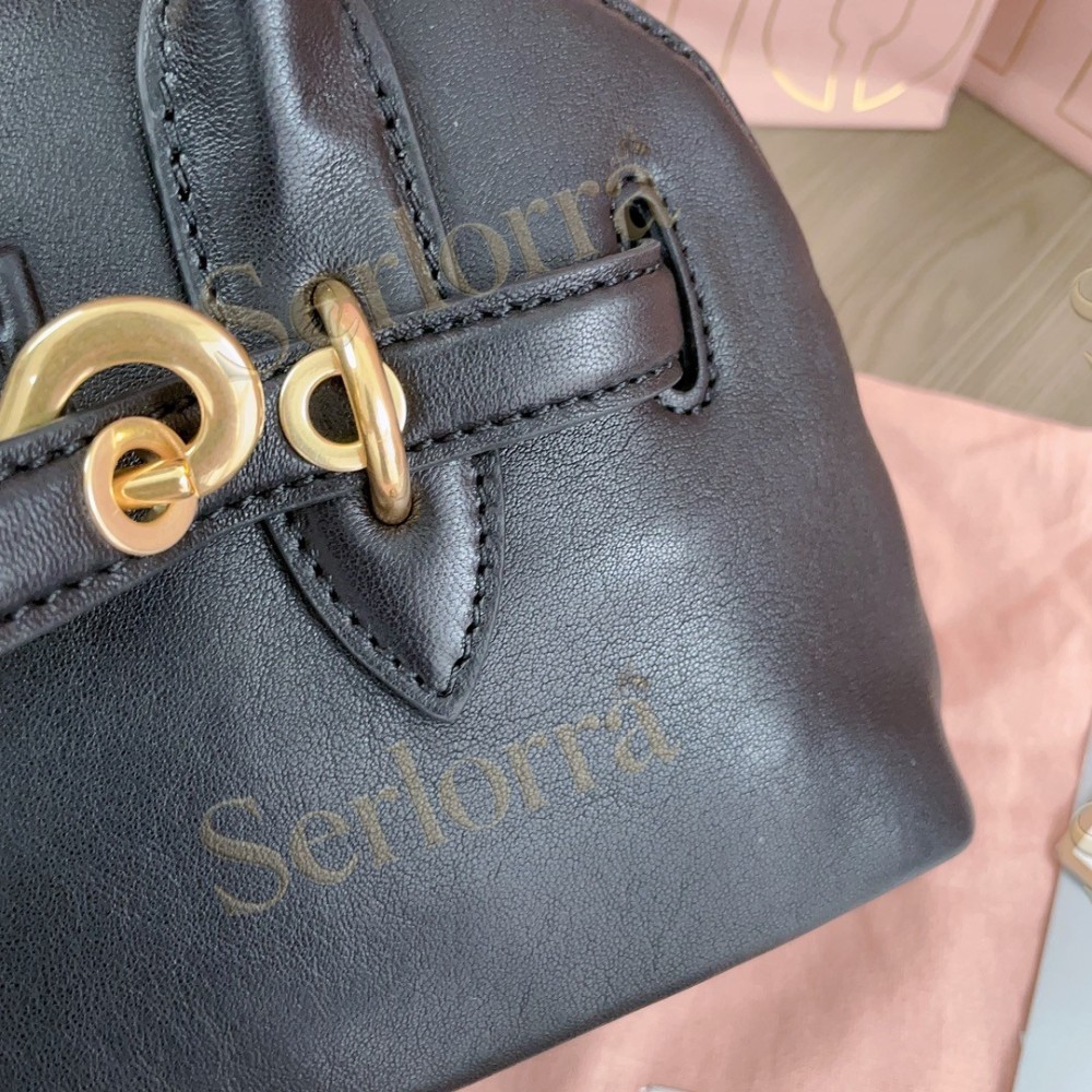 MIU MIU AVENTURE VINTAGE VEGETABLE-TANNED LAMBSKIN TOP-HANDLE BAG