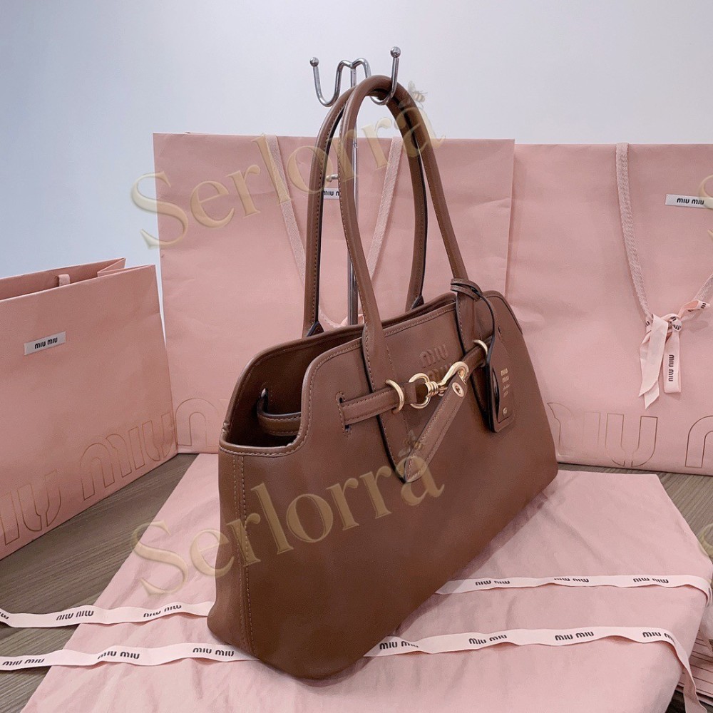 MIU MIU AVENTURE NAPPA LEATHER BAG