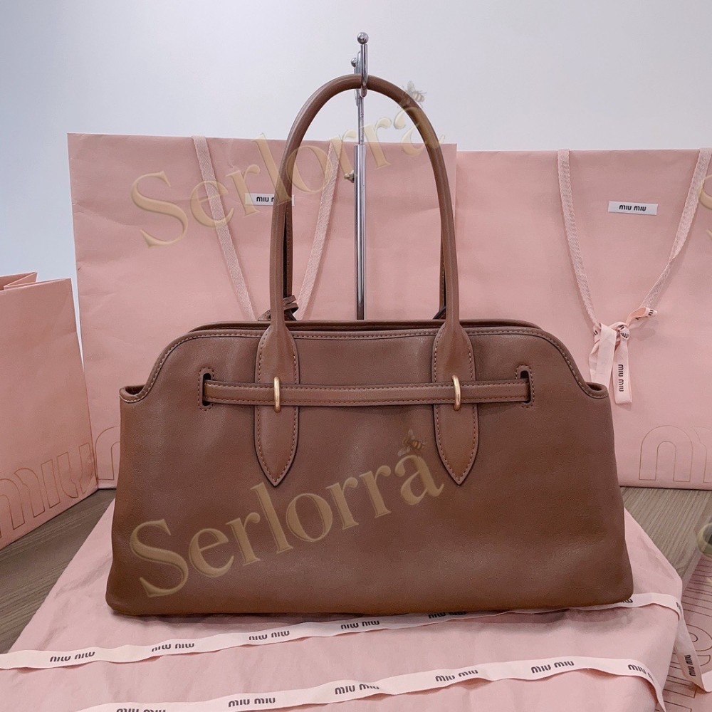 MIU MIU AVENTURE NAPPA LEATHER BAG