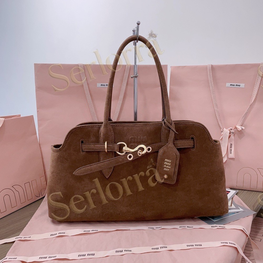 MIU MIU AVENTURE NAPPA LEATHER BAG