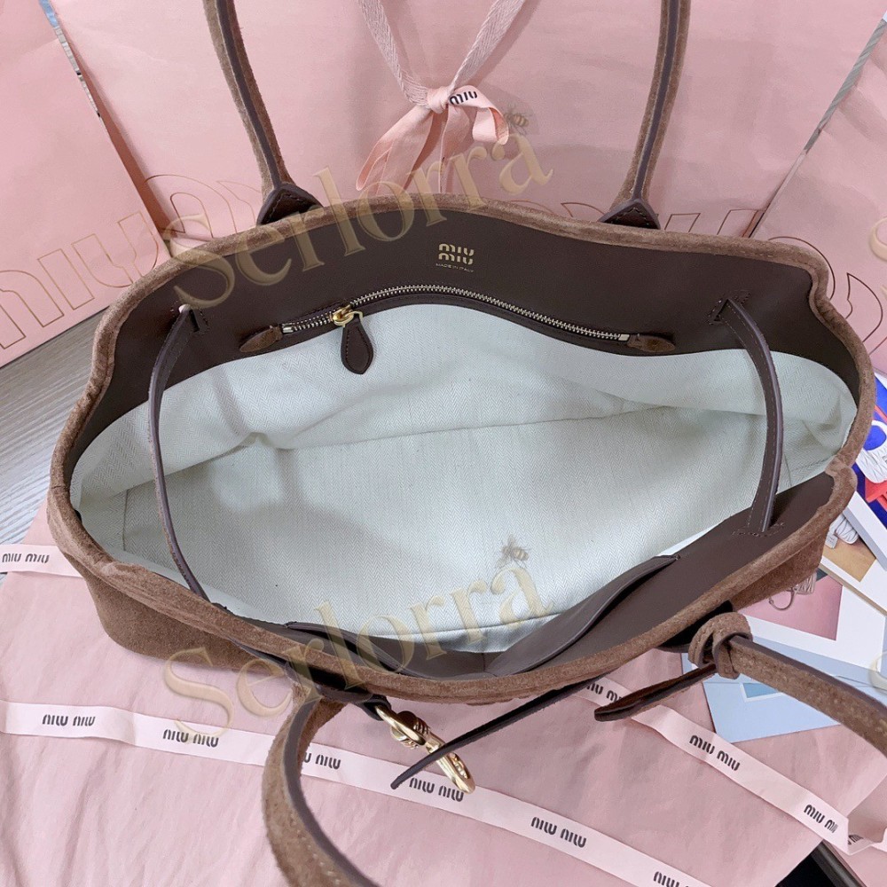 MIU MIU AVENTURE NAPPA LEATHER BAG