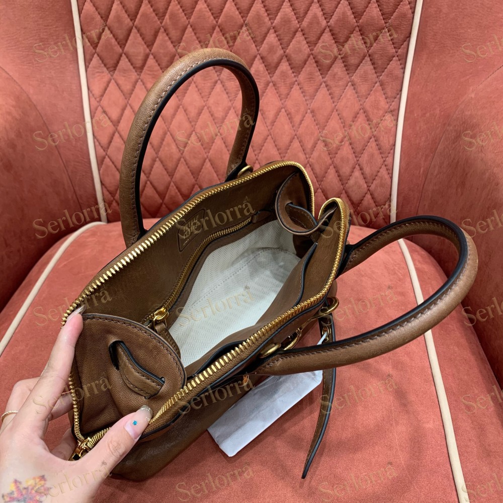 MIU MIU AVENTURE MINI NAPPA LEATHER BAG