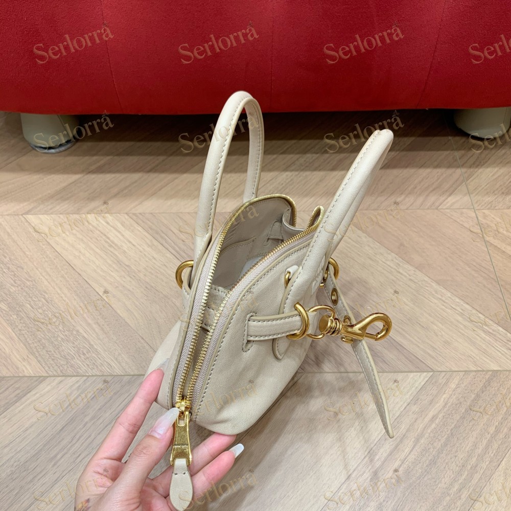 MIU MIU AVENTURE MINI NAPPA LEATHER BAG
