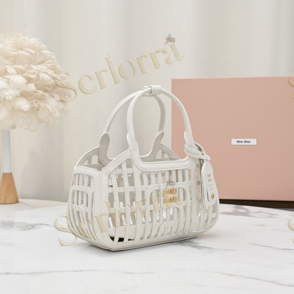 MIU MIU NAPPA LEATHER SHOULDER BAG