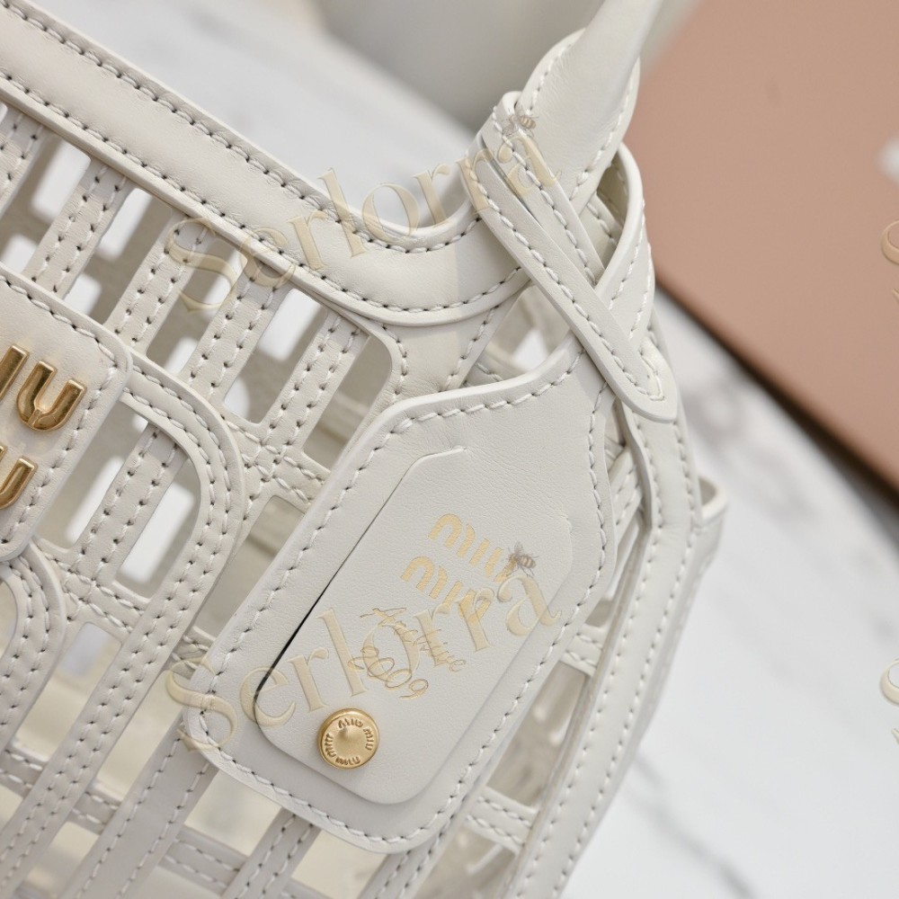 MIU MIU NAPPA LEATHER SHOULDER BAG