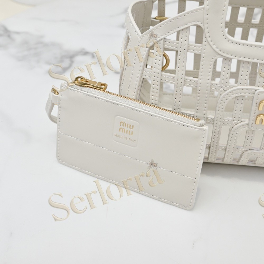 MIU MIU NAPPA LEATHER SHOULDER BAG