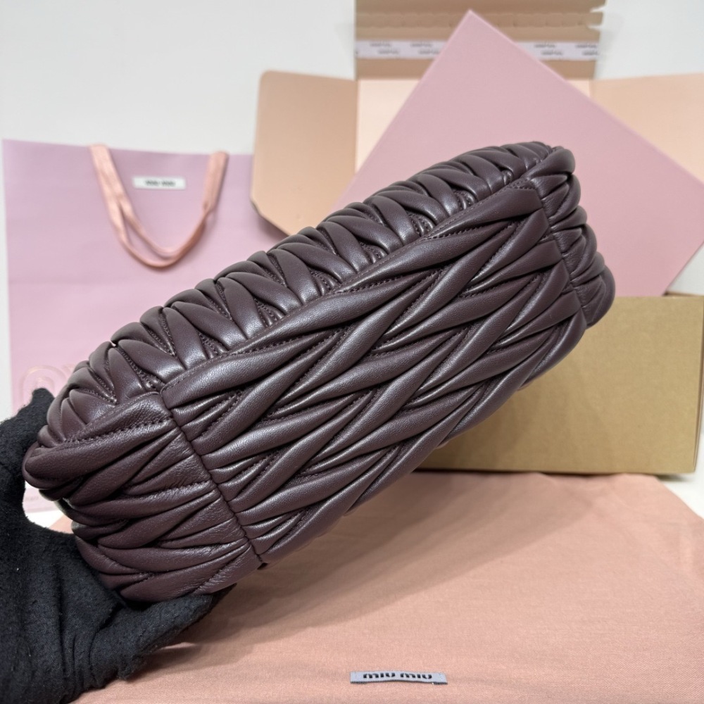 MIU MIU WANDER MATELASSÉ HOBO BAG