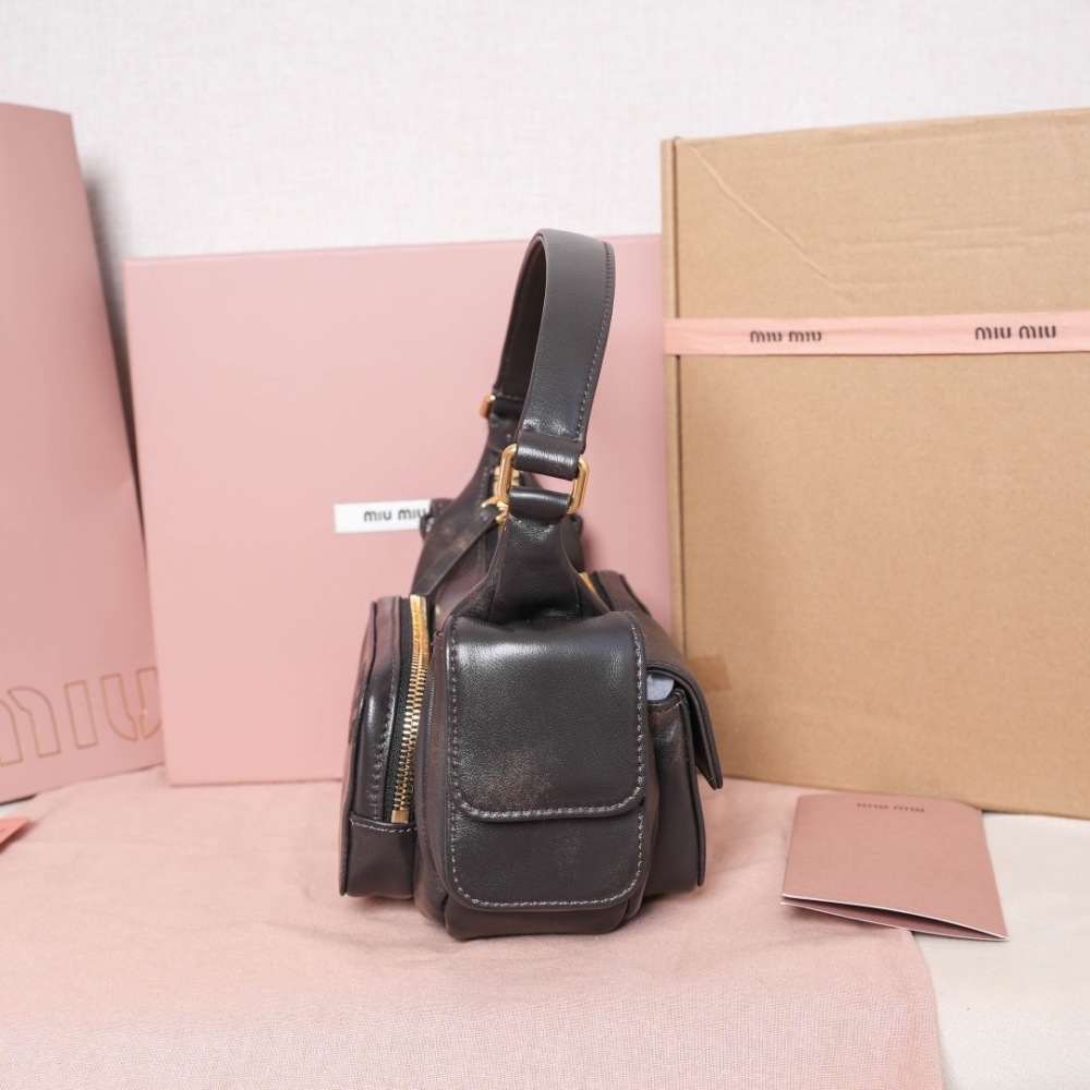 MIU MIU NAPPA LEATHER POCKET BAG