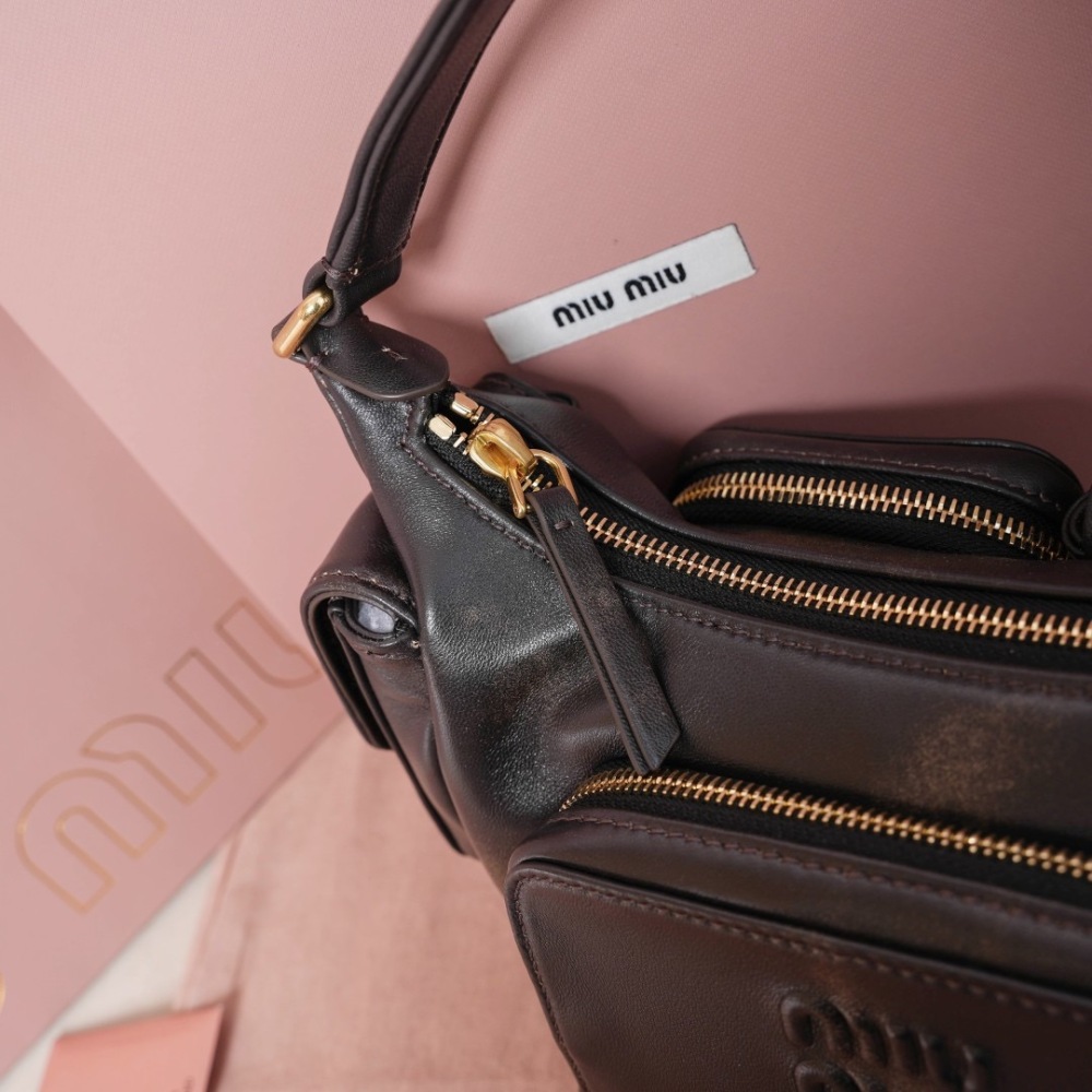 MIU MIU NAPPA LEATHER POCKET BAG