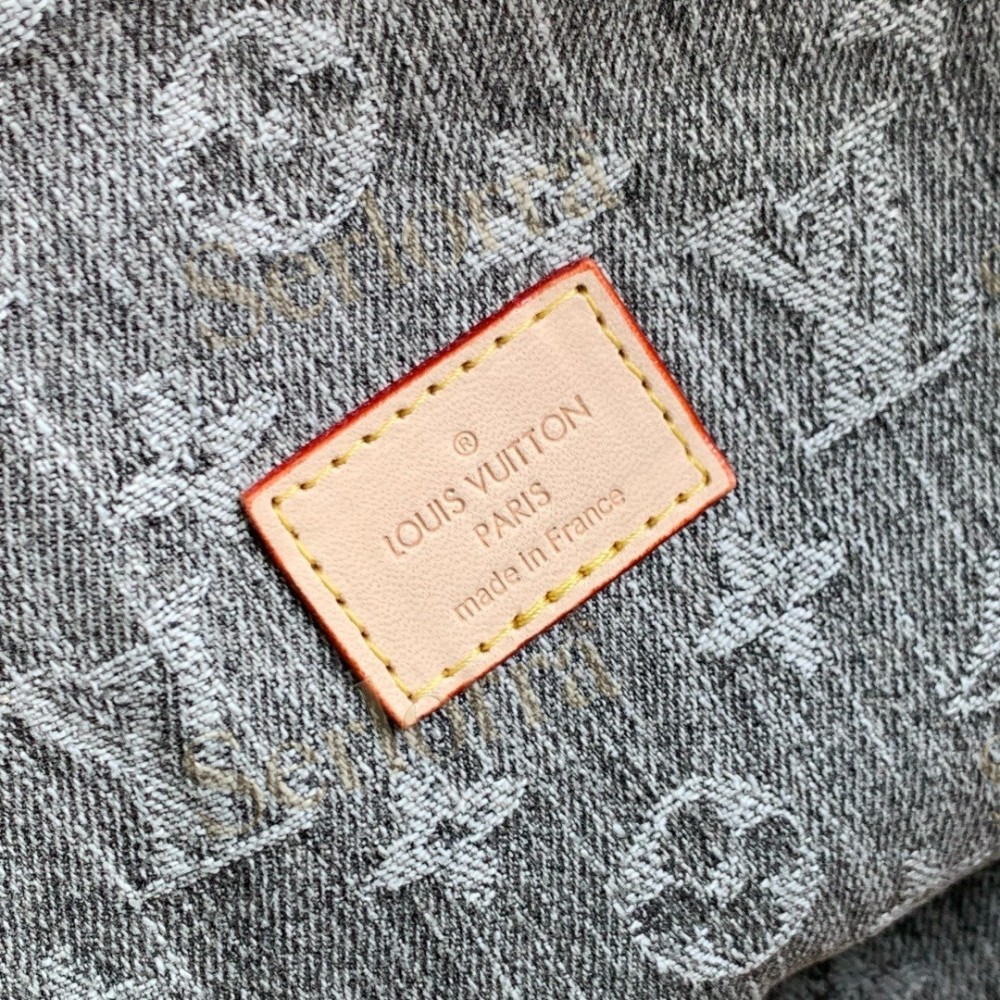 LOUIS VUITTON DENIM COUSSIN HOBO MM