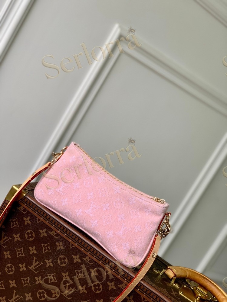 LOUIS VUITTON DENIM LIV POCHETTE