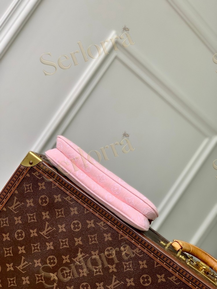 LOUIS VUITTON DENIM LIV POCHETTE