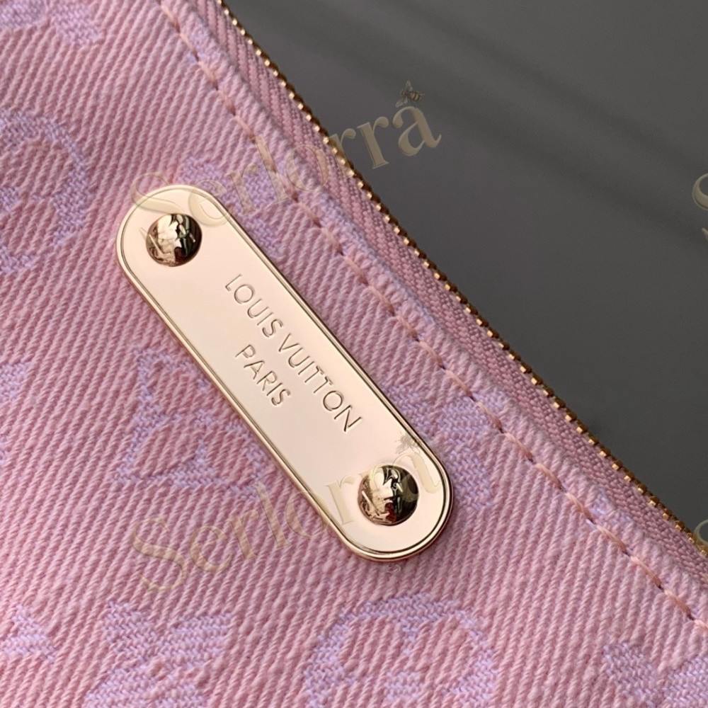 LOUIS VUITTON DENIM LIV POCHETTE