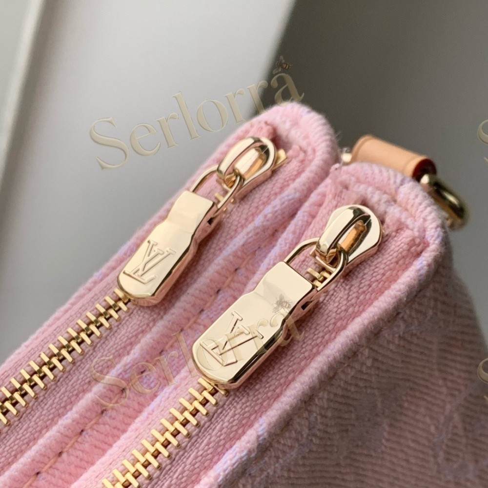 LOUIS VUITTON DENIM LIV POCHETTE