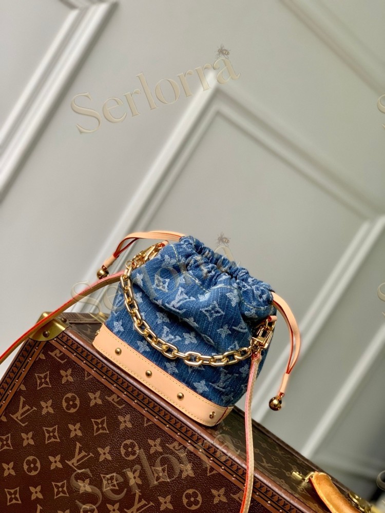 LOUIS VUITTON DENIM NANO NOÉ