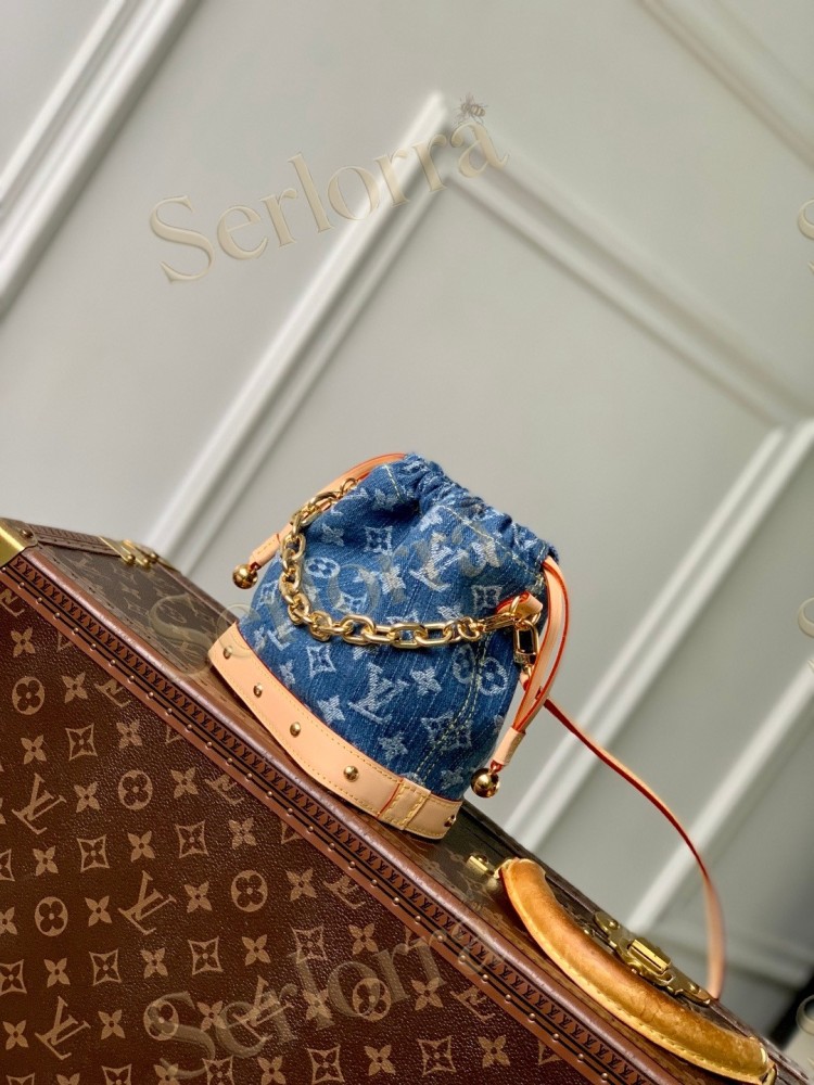 LOUIS VUITTON DENIM NANO NOÉ