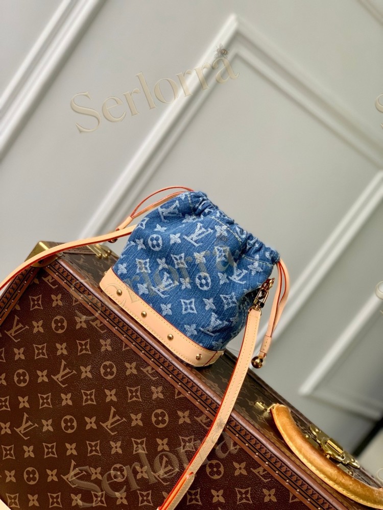 LOUIS VUITTON DENIM NANO NOÉ