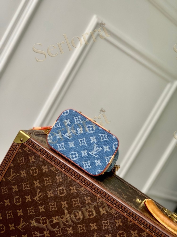 LOUIS VUITTON DENIM NANO NOÉ