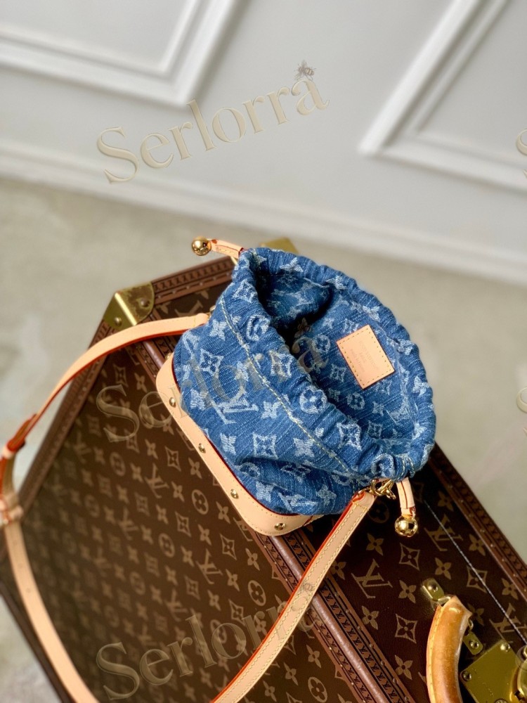 LOUIS VUITTON DENIM NANO NOÉ