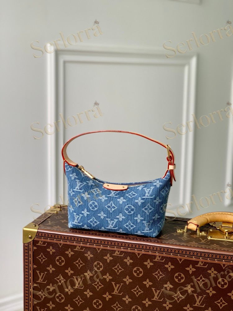 LOUIS VUITTON DENIM HILLS POCHETTE