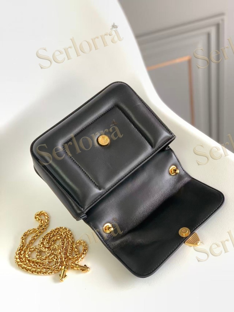 BVLGARI x MARY KATRANTZOU LAMBSKIN TOP HANDLE BAG