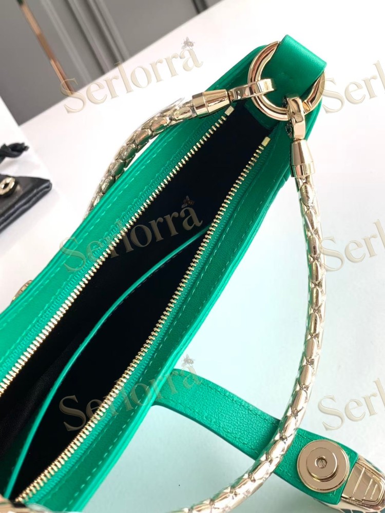 BVLGARI SERPENTI BAIA SMALL CALFSKIN SHOULDER BAG