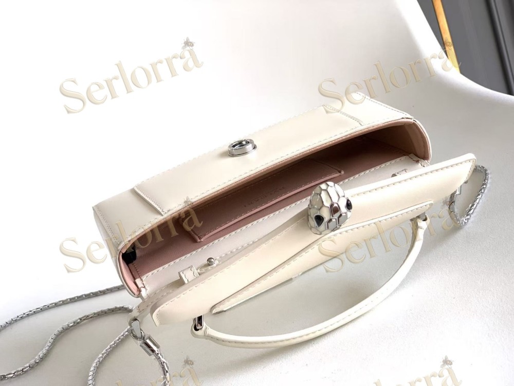 BVLGARI SERPENTI FOREVER CALFSKIN WALLET ON CHAIN