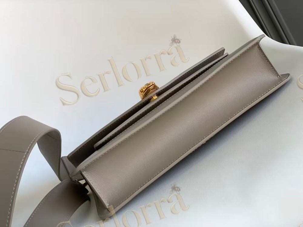 BVLGARI SERPENTI EAST-WEST MEDIUM CALFSKIN SHOULDER BAG