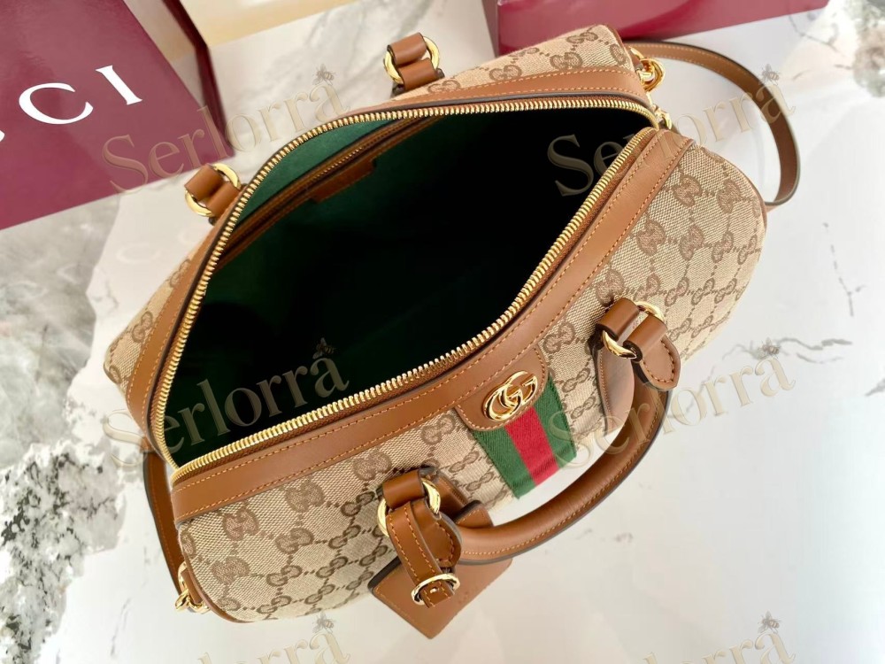 GUCCI OPHIDIA MEDIUM BOSTON BAG