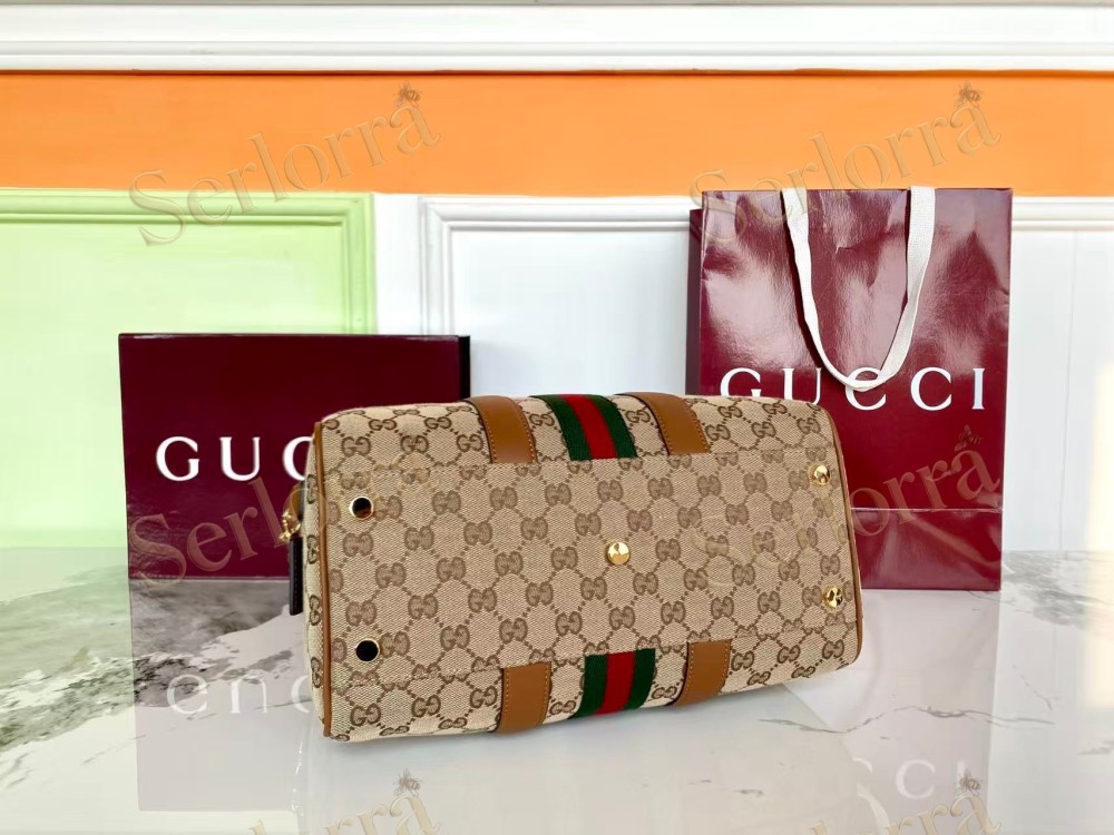 GUCCI OPHIDIA MEDIUM BOSTON BAG