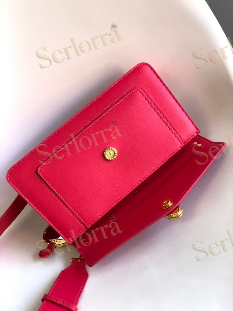 BVLGARI SERPENTI EAST-WEST MEDIUM CALFSKIN SHOULDER BAG