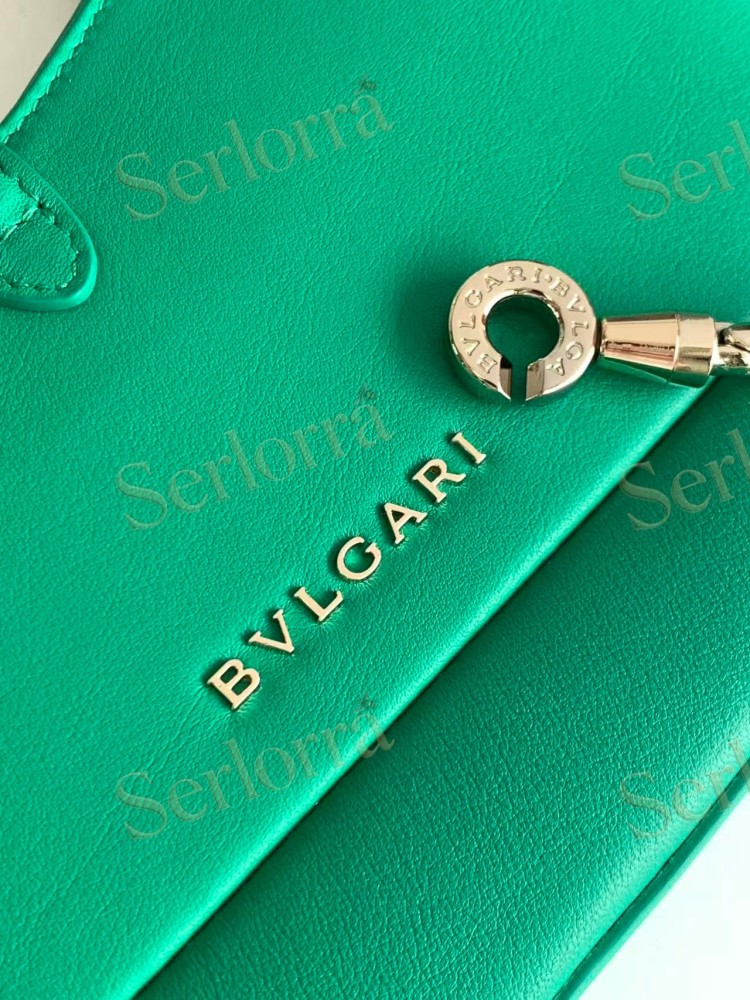 BVLGARI SERPENTI BAIA SMALL CALFSKIN SHOULDER BAG