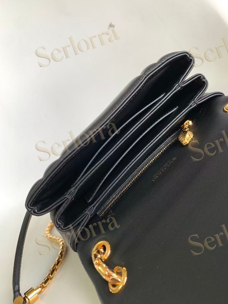 BVLGARI SERPENTI REVERSE SMALL CALFSKIN SHOULDER BAG