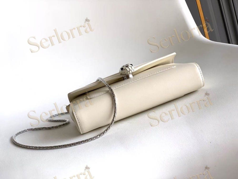 BVLGARI SERPENTI FOREVER CALFSKIN WALLET ON CHAIN