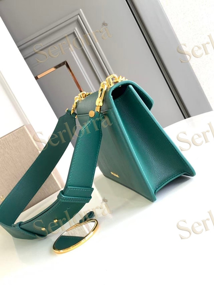 BVLGARI SERPENTI EAST-WEST MEDIUM CALFSKIN SHOULDER BAG