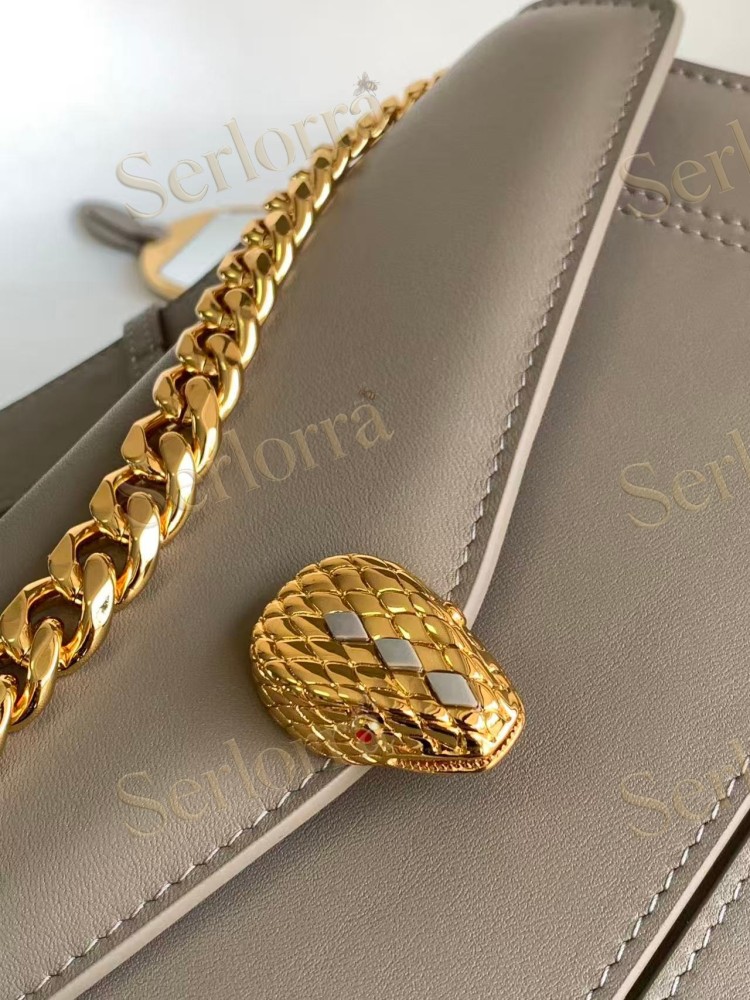 BVLGARI SERPENTI EAST-WEST MEDIUM CALFSKIN SHOULDER BAG