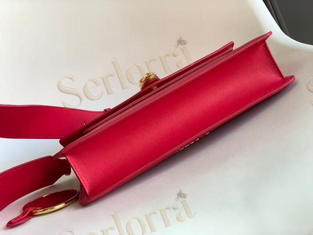 BVLGARI SERPENTI EAST-WEST MEDIUM CALFSKIN SHOULDER BAG