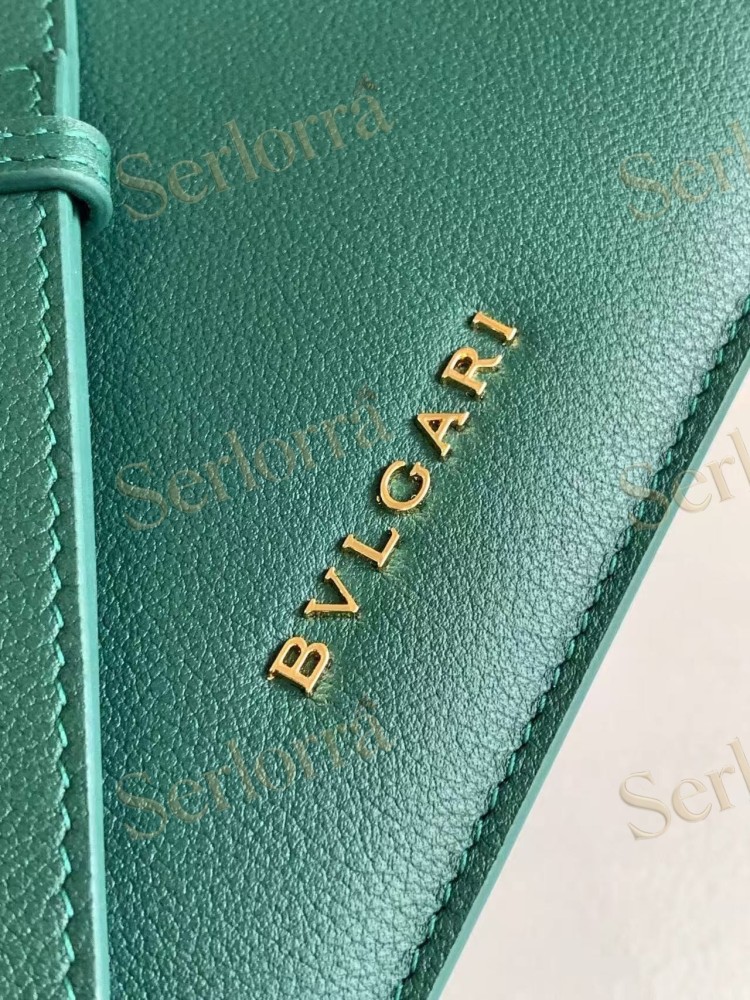 BVLGARI SERPENTI EAST-WEST MEDIUM CALFSKIN SHOULDER BAG